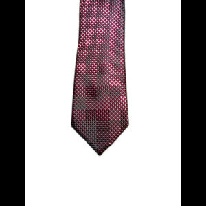 Donald J Trump Red Black Check Silk Tie
